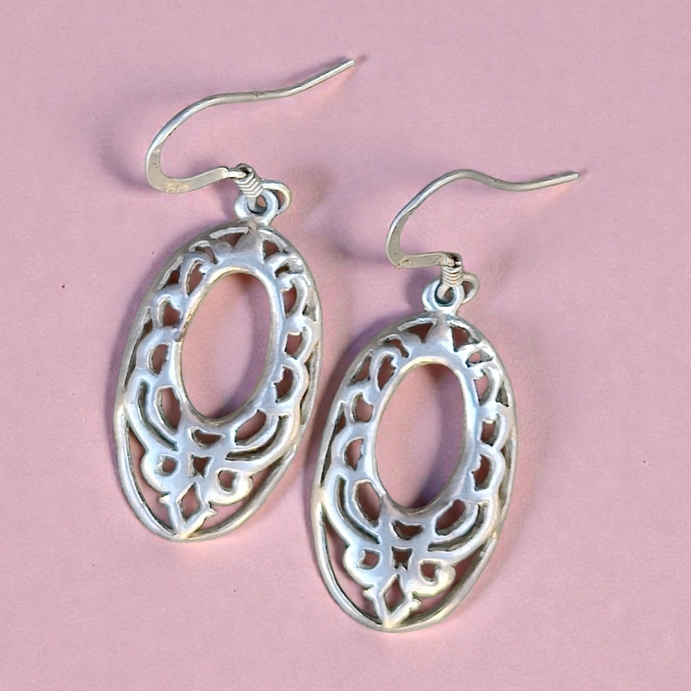 Vintage Sterling Silver Earrings